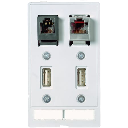 Murrelektronik MODLINK MSDD DATA INSERT, 2 USB-A female/female + 1xRJ45 + 1xRJ12 4000-68000-0910000